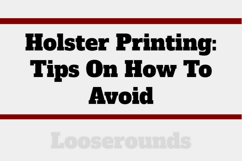 Holster Printing