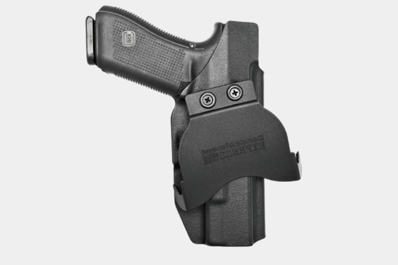 5. Rounded Gear Concealment Express OWB Best OWB Open Carry Glock 17 Holster Belt Paddle