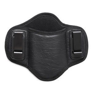 IWB leather holster with 2 clips