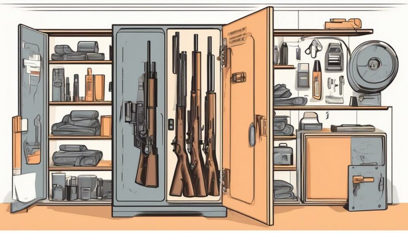 safe and secure firearms storage